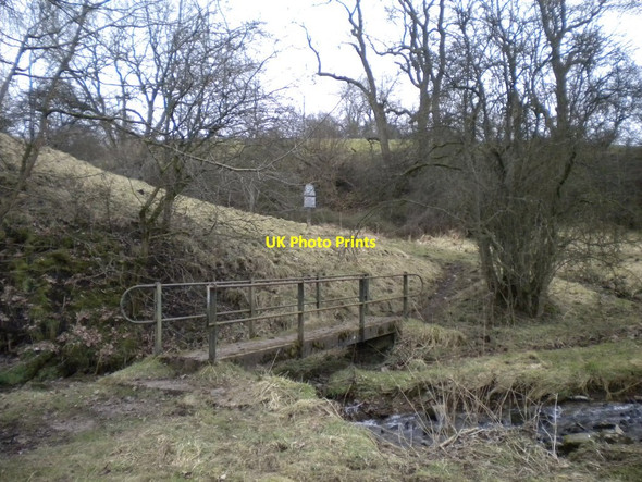 Photo 6"x4" Footbridge over Hoo Brook east of Butterton Grindon\/SK0854 c2013