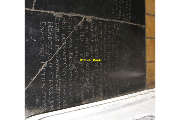 Photo 6"x4" St Mary, Redbourn - Ledger slab Church End\/TL1011 c2013