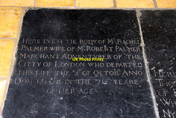 Photo 6"x4" St Mary, Redbourn - Ledger slab Church End\/TL1011 c2013 P1