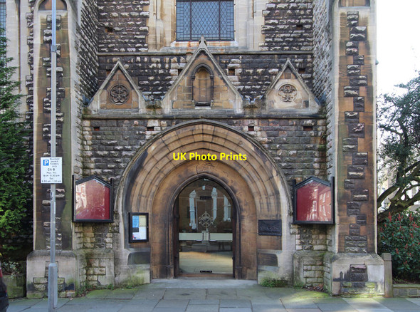 Photo 6"x4" All Hallows, Gospel Oak - Doorway Hampstead\/TQ2685 c2013