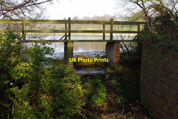 Photo 6"x4" Weir at Edgbaston Pool Edgbaston c2012