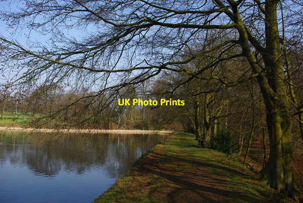 Photo 6"x4" The dam at Edgbaston Pool Edgbaston c2012
