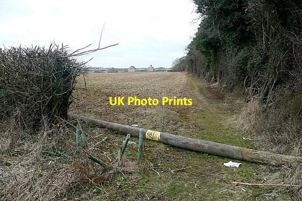 Photo 6"x4" Footpath towards Limbeck Farm Woodleys\/SP4219 c2013