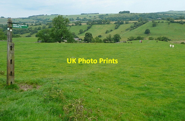 Photo 6"x4" Public footpath  to Parwich Parwich c2012