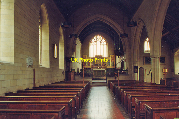 Photo 6"x4" All Saints, Richard's Castle - East end Batchcott c1998