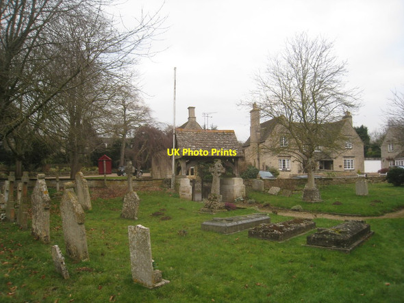 Photo 6"x4" The churchyard, Tickencote Ingthorpe c2013