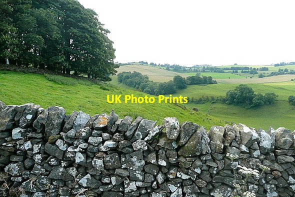 Photo 6"x4" View from the footpath Alsop en le Dale c2012