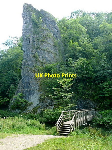 Photo 6"x4" Ilam Rock Milldale c2012