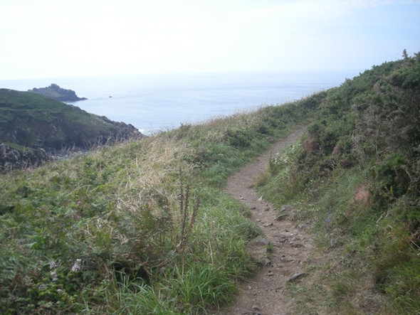 Photo 6"x4" South West Coast path near Horseback Zawn Poniou c2008