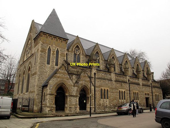 Photo 6"x4" St Silas and All Saints church, Pentonville London c2013