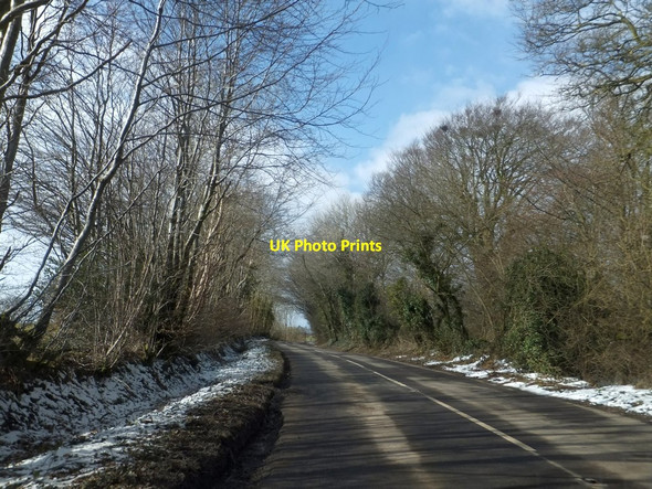 Photo 6"x4" Snow on B3190 at Roborough Huish Champflower c2013