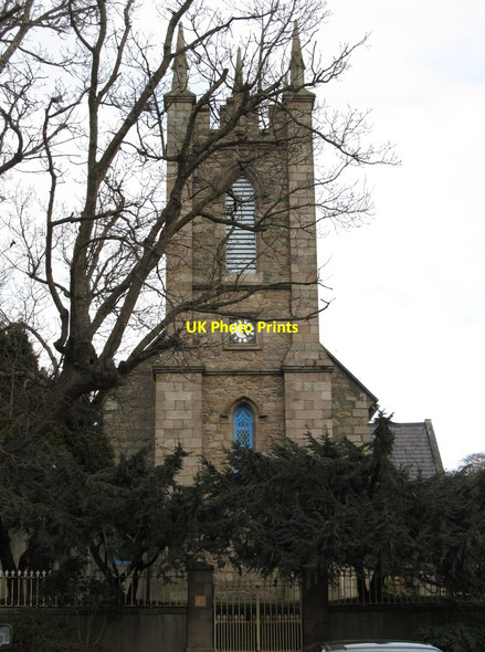 Photo 6"x4" The tower of Kilbroney Parish Church (CoI) from Church Square Rostrevor c2013
