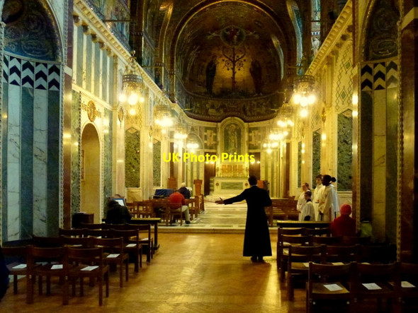 Photo 6"x4" Westminster Cathedral - interior, 2 Westminster c2013