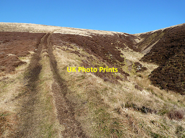 Photo 6"x4" A hill track by Cowie Cleuch Craigierig c2013