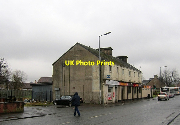 Photo 6"x4" Shops and Bar, High Blantyre Auchinraith c2013