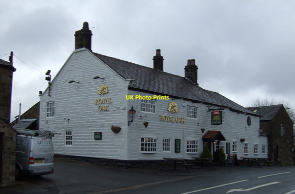 Photo 6"x4" The Royal Oak pub, Riley Green Riley Green c2013