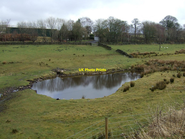 Photo 6"x4" Pond near Lower Roddlesworth Farm Abbey Village c2013