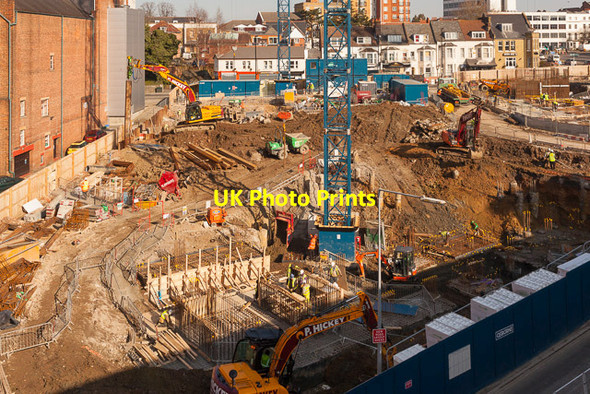 Photo 6"x4" Building site between Commercial Road and West Park Road, Southampton Southampton c2013