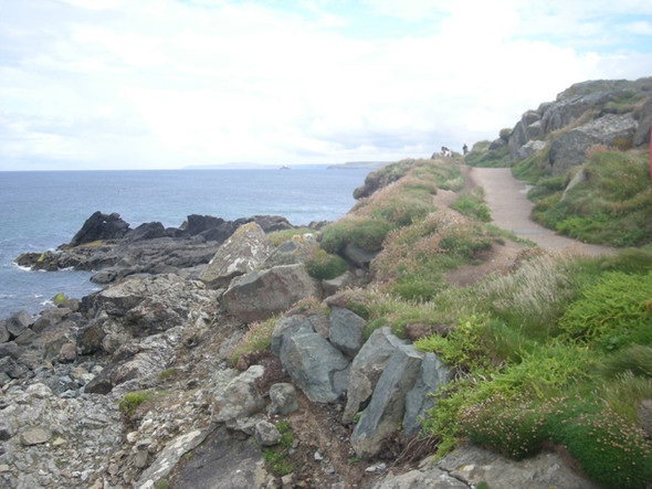Photo 6"x4" The South West Coast path as it skirts 'The Island' St Ives\/SW5140 c2008