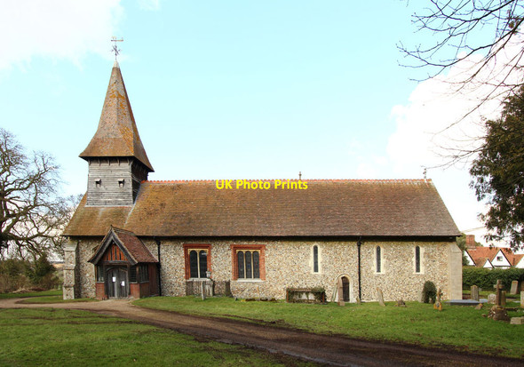 Photo 6"x4" St Mary, Broxted Church End\/TL5727 c2013