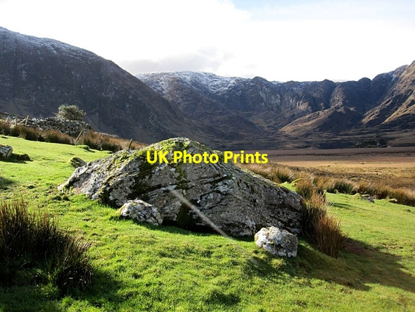 Photo 6"x4" Boulder and Marshland Glencar\/V7284 c2013