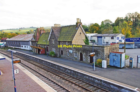 Photo 6"x4" Knighton Railway Station, Station Road, Knighton Knighton\/Tref-y-Clawdd c2012
