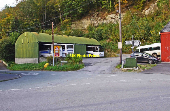 Photo 6"x4" Owens Motors Knighton depot (1), Station Road, Knighton Knighton\/Tref-y-Clawdd c2012