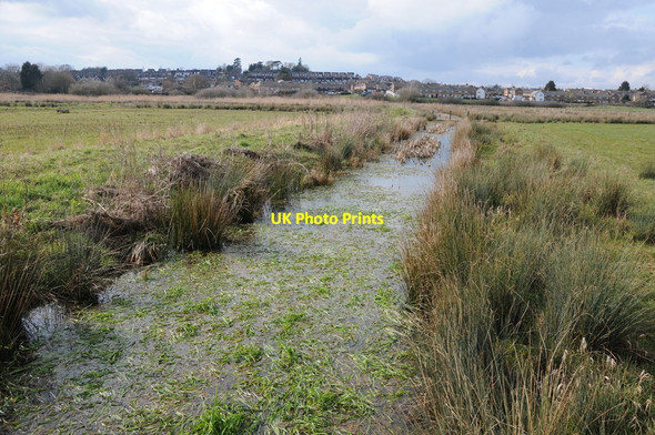 Photo 6"x4" Drainage ditch, Avon Meadows, Pershore Pershore c2013