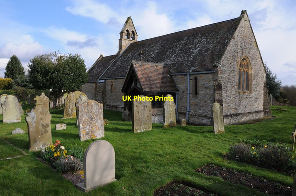Photo 6"x4" Wyre Piddle church Wyre Piddle c2013