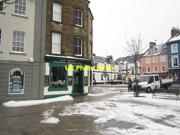 Photo 6"x4" Market Square, Duns Duns c2013