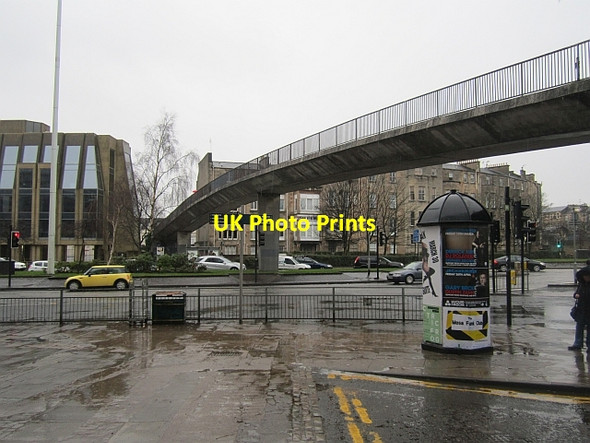 Photo 6"x4" Footbridge at the end of Renfrew Street Glasgow c2013