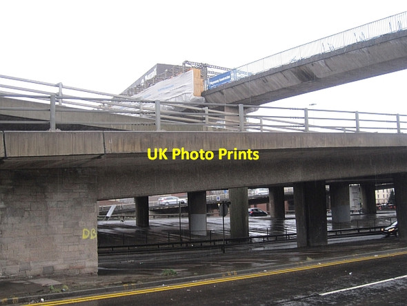 Photo 6"x4" M8 bridges Glasgow c2013