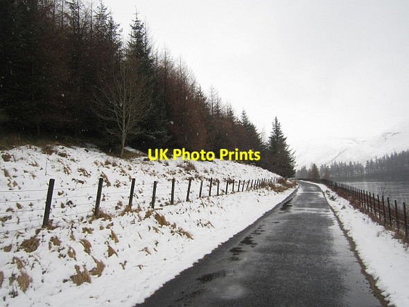 Photo 6"x4" Road beside Talla Reservoir Menzion c2013