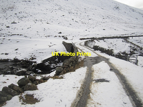 Photo 6"x4" Bridge, Talla Water Talla Linnfoots c2013