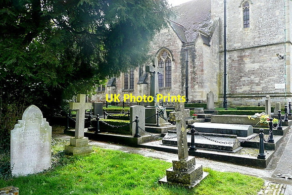 Photo 6"x4" Bladon churchyard Woodstock\/SP4416 c2013 P2
