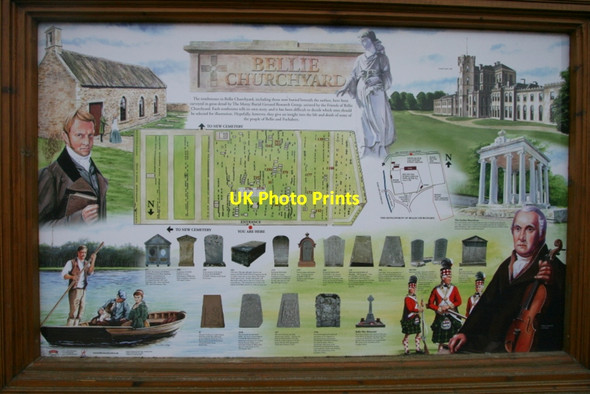 Photo 6"x4" Bellie Cemetery explained Bogmoor c2013