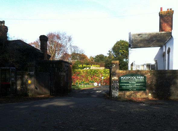 Photo 6"x4" Entrance to Puckpool Park Ryde c2012