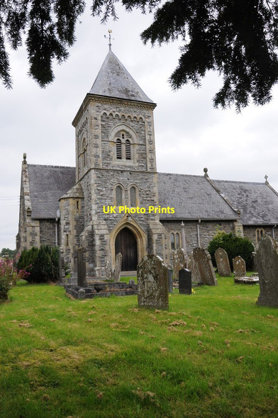 Photo 6"x4" St Padarn church, Llanbadarn Fawr Crossgates\/Y Groes c2012