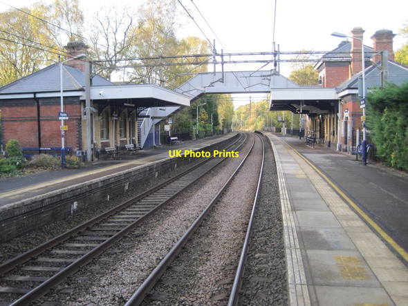 Photo 6"x4" Poynton railway station Bramhall c2011