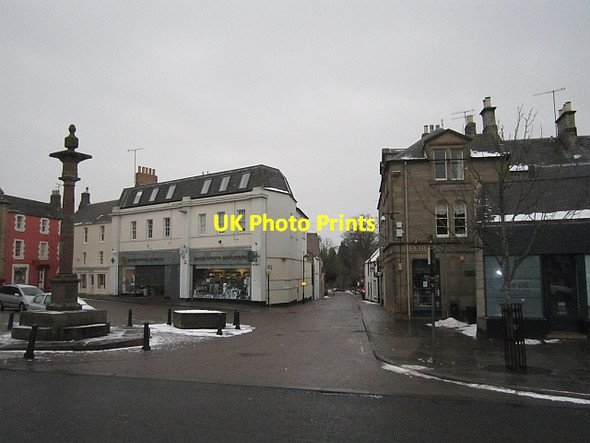 Photo 6"x4" Market Square, Duns Duns c2013