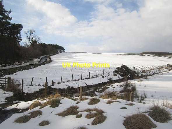 Photo 6"x4" Burn near Elba Abbey St Bathans c2013