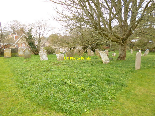 Photo 6"x4" Langton Herring, churchyard Langton Herring c2013