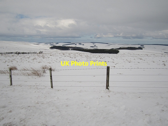 Photo 6"x4" Snowed up Lammermuirs Cranshaws c2013
