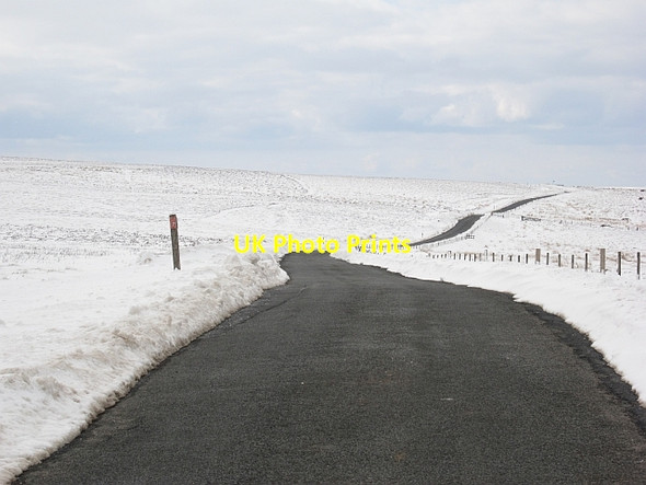 Photo 6"x4" Moor Road, Wether Law Cranshaws c2013
