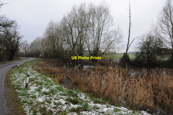 Photo 6"x4" Road through Chaceley Chaceley c2013