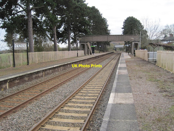 Photo 6"x4" Danzey railway station Danzey Green c2011