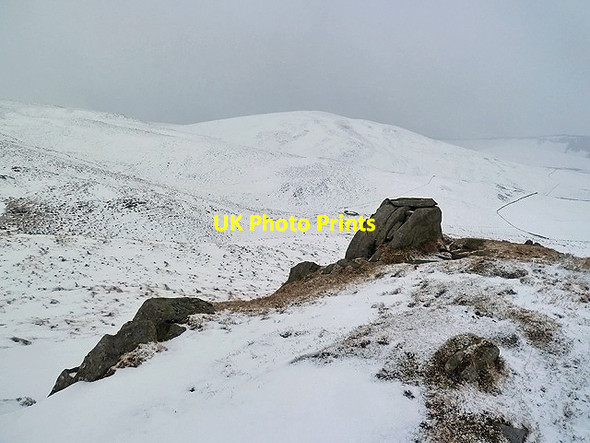 Photo 6"x4" A small outcrop on Deuchar Hill Yarrow\/NT3527 c2013