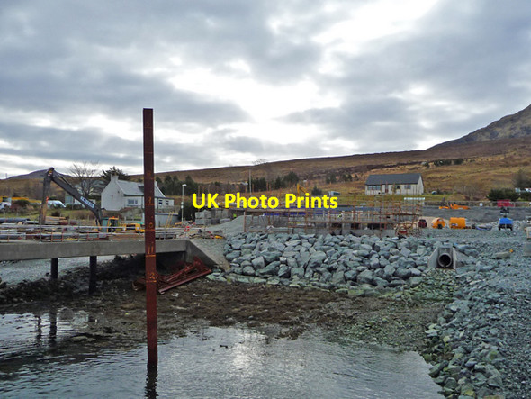 Photo 6"x4" Upgrade work on the Sconser Terminal Peinachorrain c2013