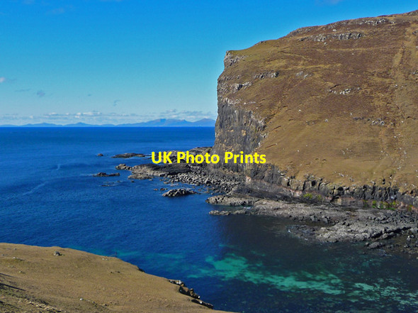 Photo 6"x4" View across Lorgill Bay Cnoc Fuar c2013