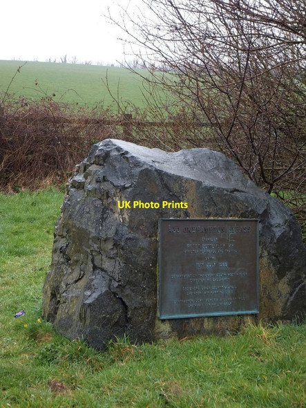Photo 6"x4" Plaque marking the opening of the A30 Okehampton by-pass Okehampton c2013